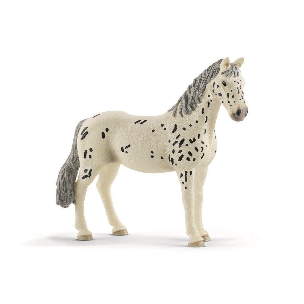 Schleich Knabstrupper hoppe med det karakteristiske plettede mønster