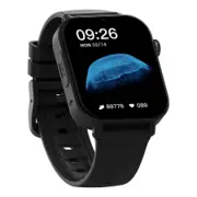 KidsBuddy GPS smartwatch til børn i sort med skærm og rem