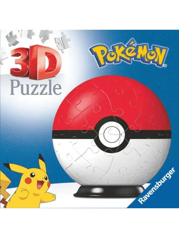 Pokémon 3D puslespilsbold der samles til en rund Pokémon-figur