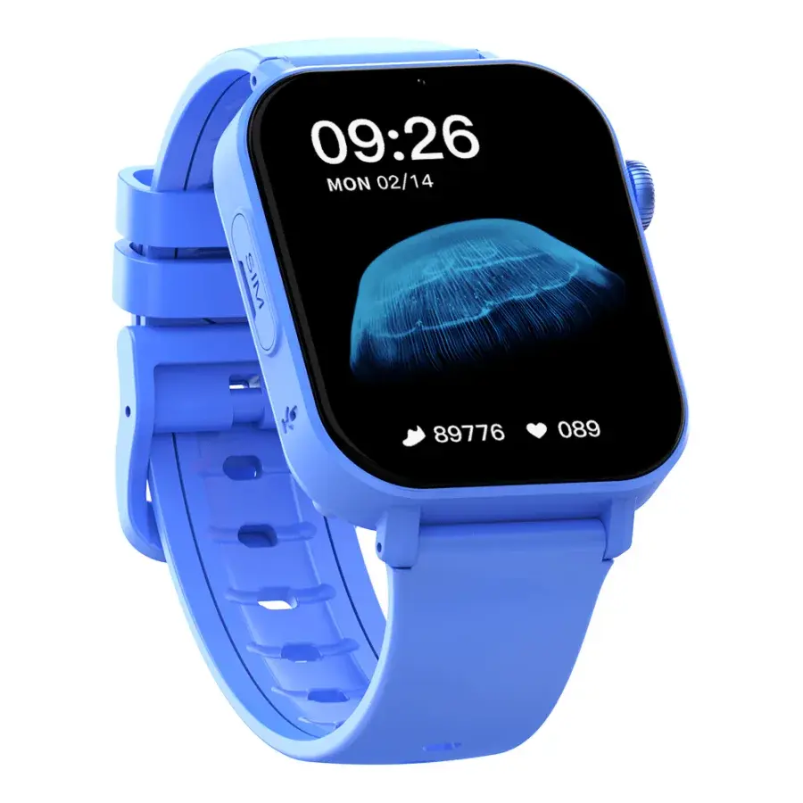 KidsBuddy GPS smartwatch til børn i lyseblå farve