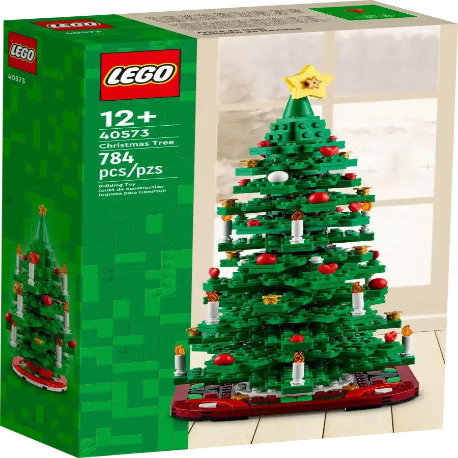 LEGO Juletræ byggesæt 40573 med stjerne og stearinlys