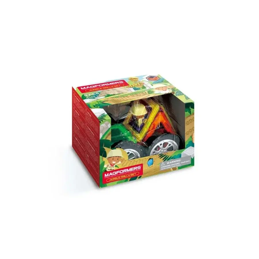 Magformers Jungle Rally magnetisk byggesæt med jungletema